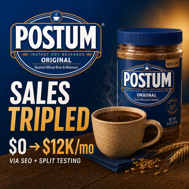 Postum — client result achieved with Advance Amazon and ListingLab